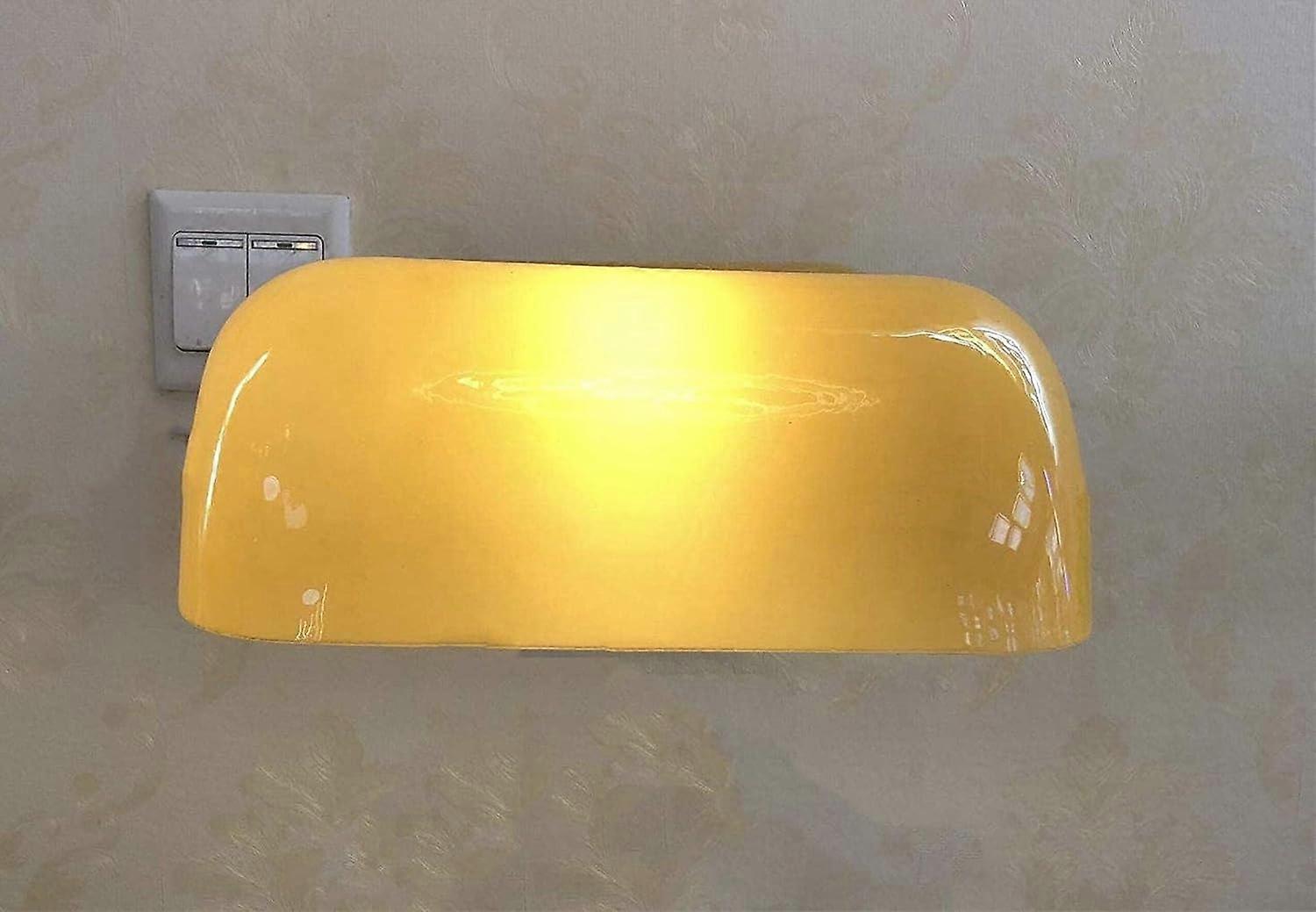 Ersatzlampenschirm Für Bankerlampe – Gelbe, Mehrfarbige Glas-schreibtischlampe (einzeln Erhältlich)
