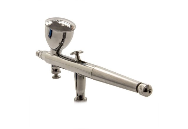 Airbrush-City Farbsprühgerät Airbrushpistole ABC-186 Fließbecherpistole 0,3mm mit 3 Farbbechern