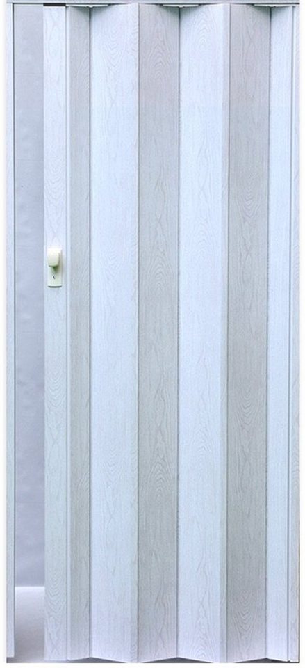 Vivaldi Falttür Schiebetür Tür weiß gewischt Schloss H. 203 cm B. bis 86 cm royal 281 (1 Karton, 1-St., 1 Set), teils vormontiert Bild 2
