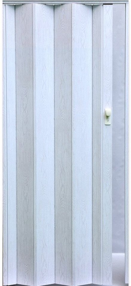 Vivaldi Falttür Schiebetür Tür weiß gewischt Schloss H. 203 cm B. bis 86 cm royal 281 (1 Karton, 1-St., 1 Set), teils vormontiert Bild 4