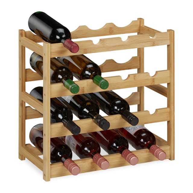 relaxdays Weinregal für 16 Flasche