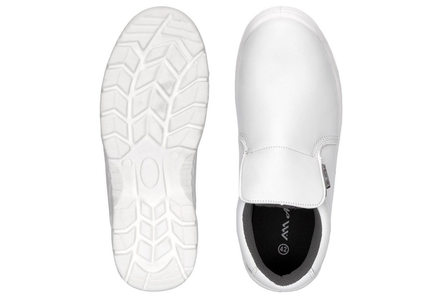 Artmas Arbeitsschuhe Sicherheitsschuhe S2 WEIß KOCHSCHUHE KÜCHENSCHUHE KOCH Sicherheitsschuh Bild 4