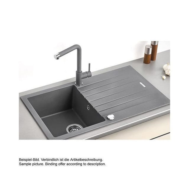 Naber Einbauspüle Einbauspüle Angola 100 Schrankbreite 50 cm Granit espresso 1106002