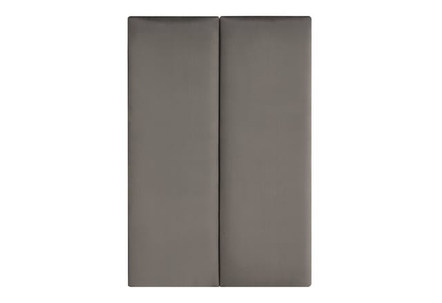 neu.haus Wandpolster, (Set, 2 Stück), »Carpino« Wandkissen Samt 90 x 30 cm Dunkelgrau