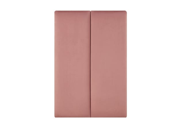neu.haus Wandpolster, (Set, 2 Stück), »Carpino« Wandkissen Samt 90 x 30 cm Rosa