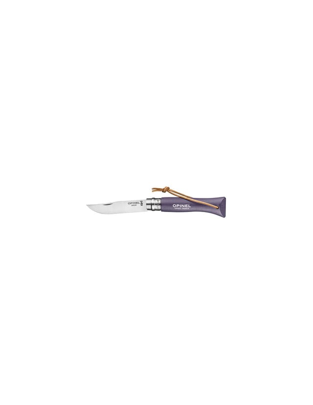 Opinel Taschenmesser Taschenmesser Serie 06 COLORAMA ART DECO Stahl 12C27 rostfrei flieder