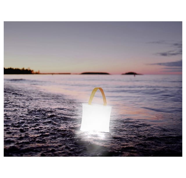 CALIMA LED Laterne Solar Campinglaterne aufblasbar 46033