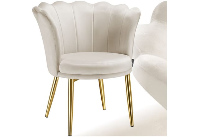 tectake Esszimmerstuhl Sessel Stella, dicke Polsterung, 67x64x76cm (Set, 1 St), Extradicke Bequeme Polsterung dank hochdichter Schaumstofffüllung