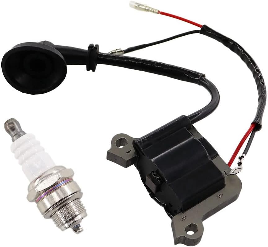Bobine D'Allumage Avec Bougie Pour Débroussailleuse 2 Temps 52cc 3 Ch Moteur 4 En 1 / 5 En 1 Multitools Taille-haies Freischneider