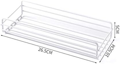 Décoration De La Chambre Support Mural Support De Rangement Fer Art Accueil Organisateur Cuisine Salle De Bain Accessoires For Le Poivre Cosmétique Shaker Pour La Maison (color : White)