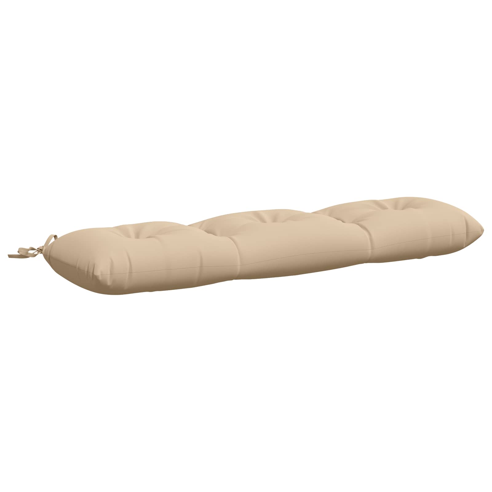 Bankkissen Vianen 100 % Polyester Creme 120 X 30 X 12 Cm Vidaxl