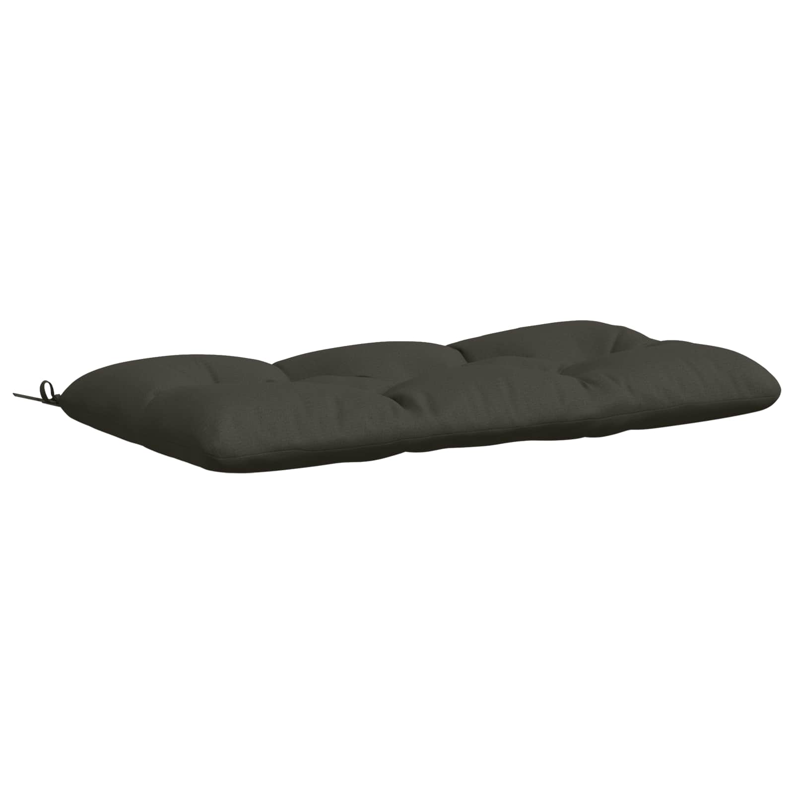 Bankkissen Vianen 100 % Polyester Anthrazit 110 X 60 X 12 Cm Vidaxl