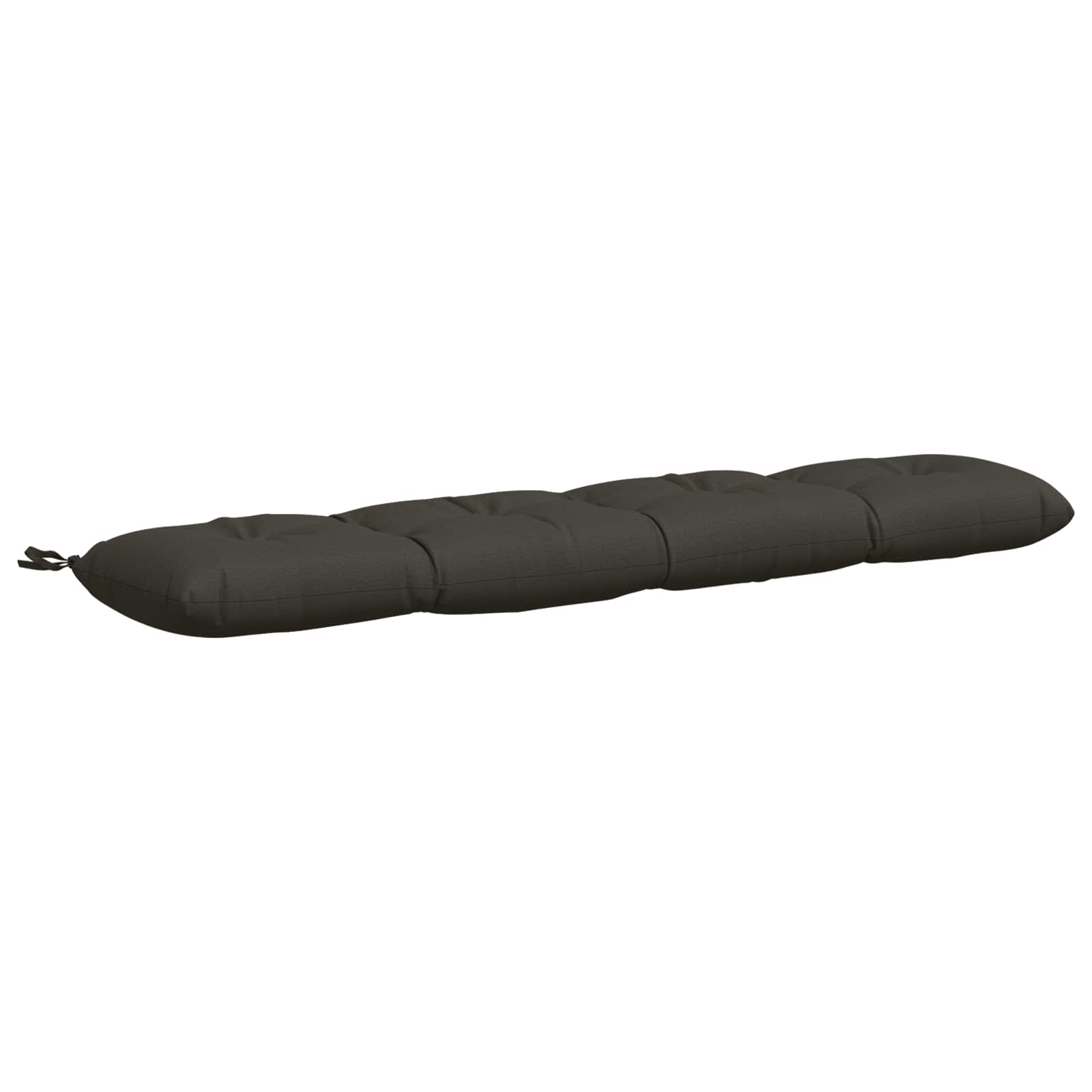 Bankkissen Vianen 100 % Polyester Anthrazit 140 X 30 X 12 Cm Vidaxl
