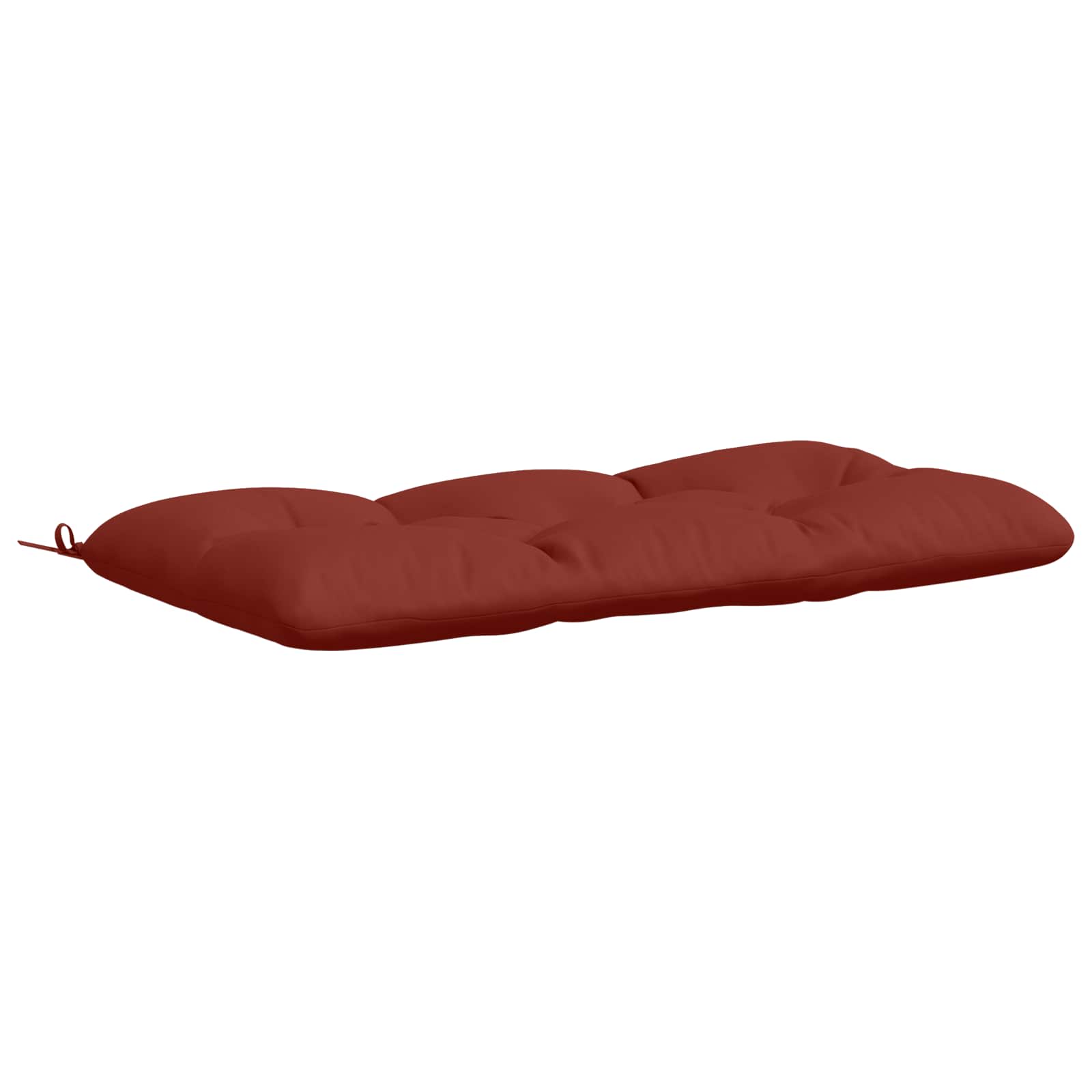 Bankkissen Vianen 100 % Polyester Rot 120 X 60 X 12 Cm Vidaxl