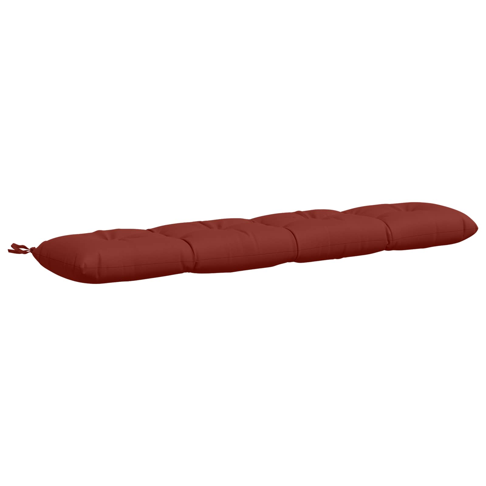Bankkissen Vianen 100 % Polyester Rot 140 X 30 X 12 Cm Vidaxl