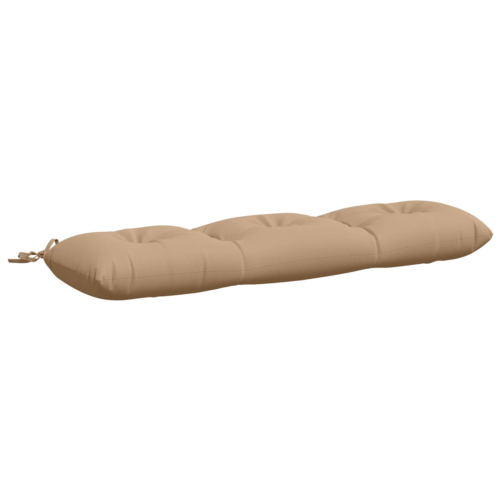 Bankkissen Vianen 100 % Polyester Sand 130 X 30 X 12 Cm Vidaxl