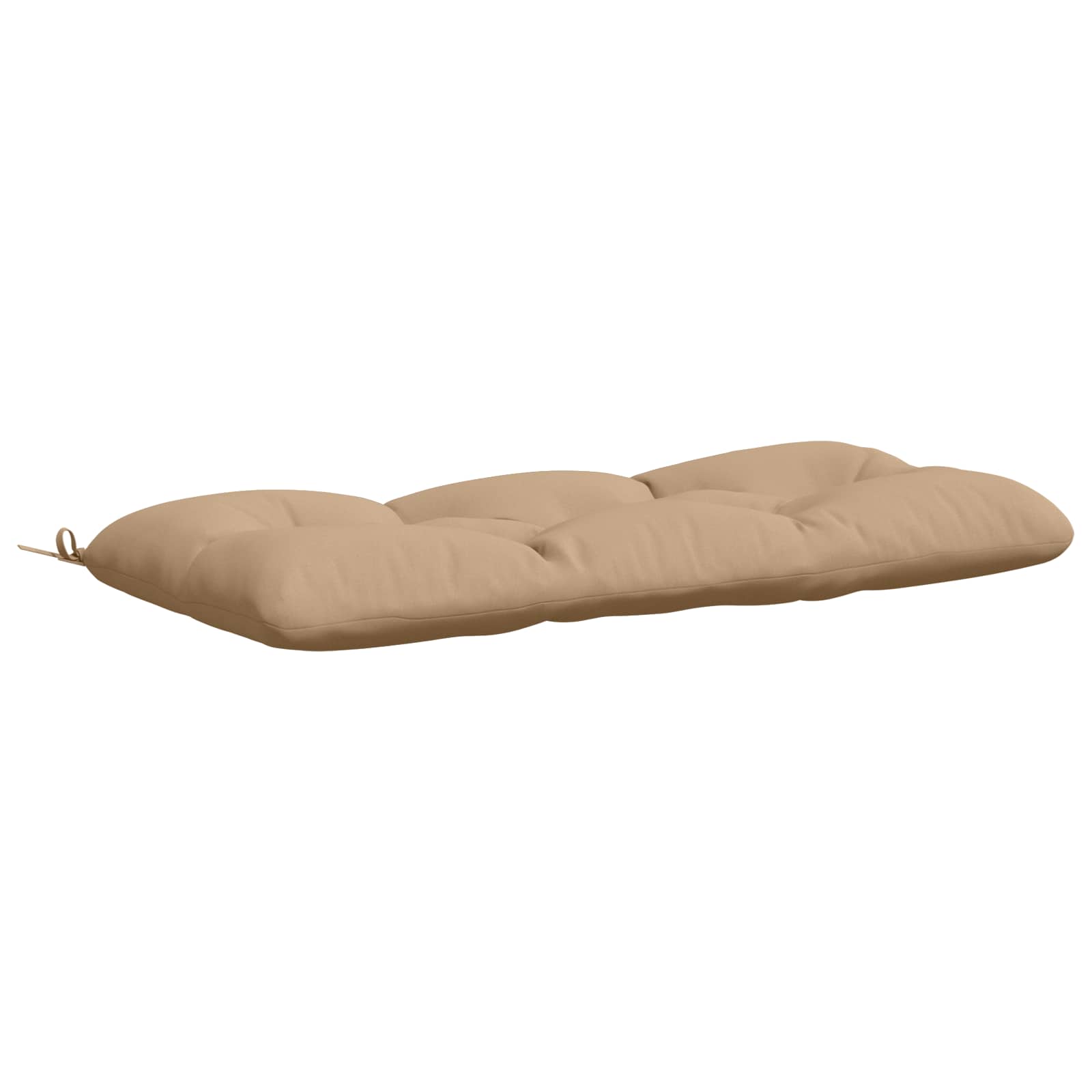 Bankkissen Vianen 100 % Polyester Sand 130 X 50 X 12 Cm Vidaxl