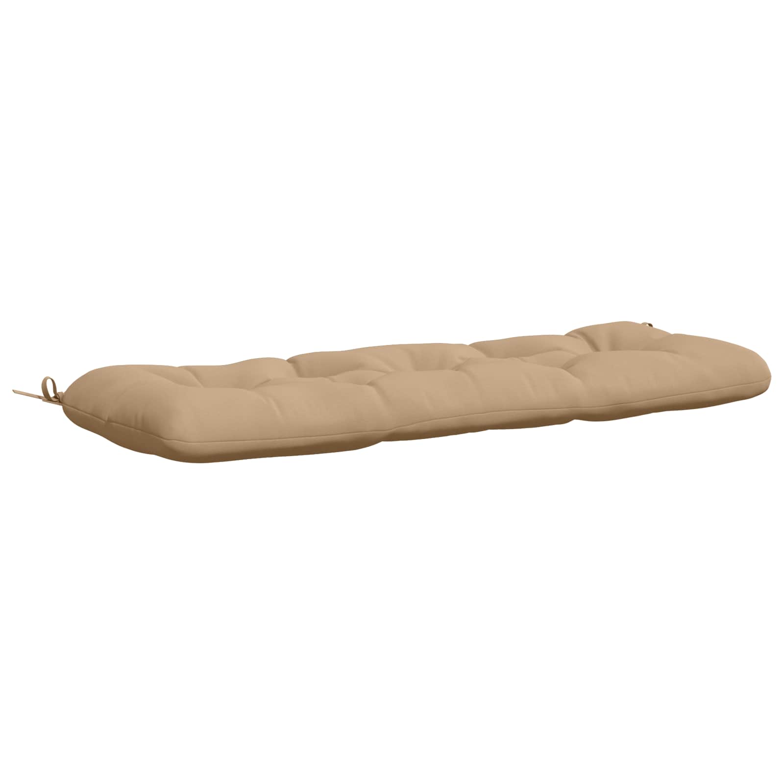 Bankkissen Vianen 100 % Polyester Sand 120 X 40 X 12 Cm Vidaxl