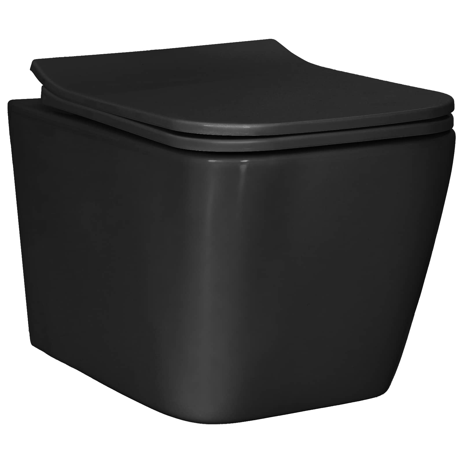 Wand-wc Keramik Schwarz Vidaxl