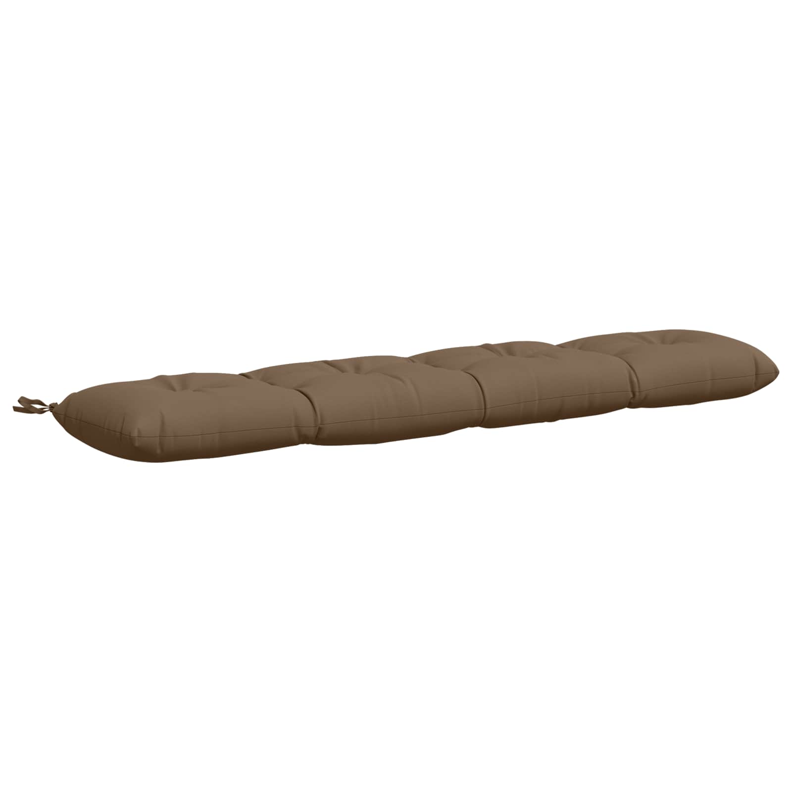 Bankkissen Vianen 100 % Polyester Taupe 140 X 30 X 12 Cm Vidaxl