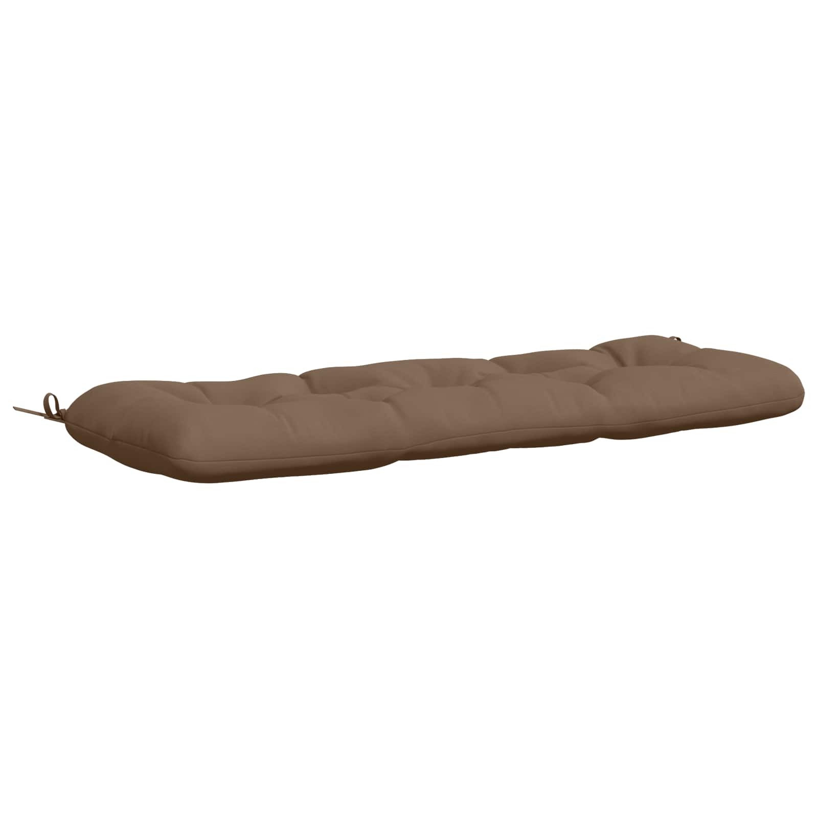 Bankkissen Vianen 100 % Polyester Taupe 130 X 40 X 12 Cm Vidaxl