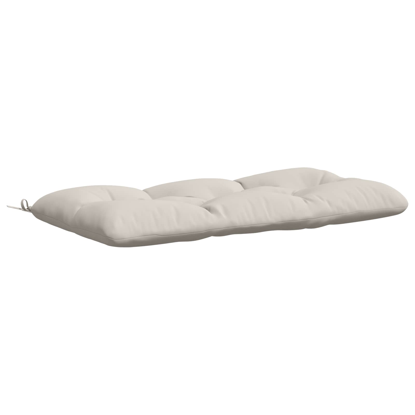 Bankkissen Vianen 100 % Polyester Weiß 110 X 60 X 12 Cm Vidaxl