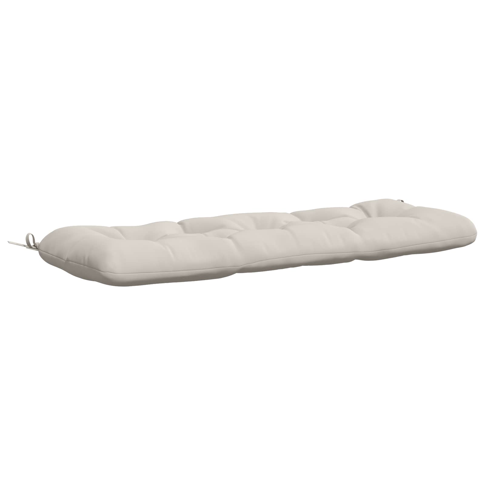 Bankkissen Vianen 100 % Polyester Weiß 130 X 40 X 12 Cm Vidaxl