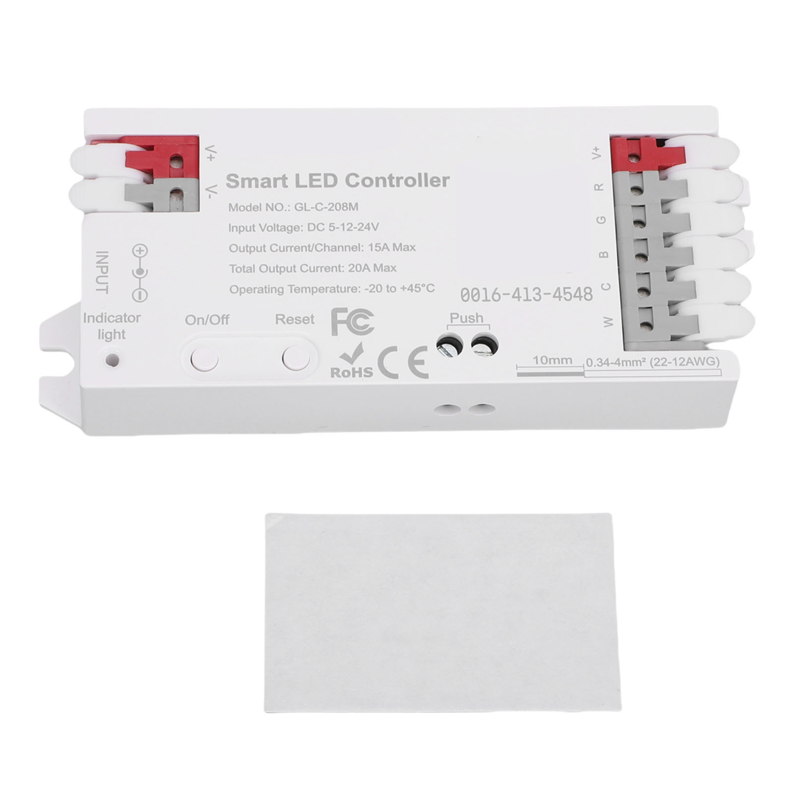 Contrôleur Led Intelligent Compatible Avec Matter Echo, Contrôle De Bande Lumineuse Analogique Rgbcct, Gradation Pwm, Appairage Sans Contact, Câblage Facile