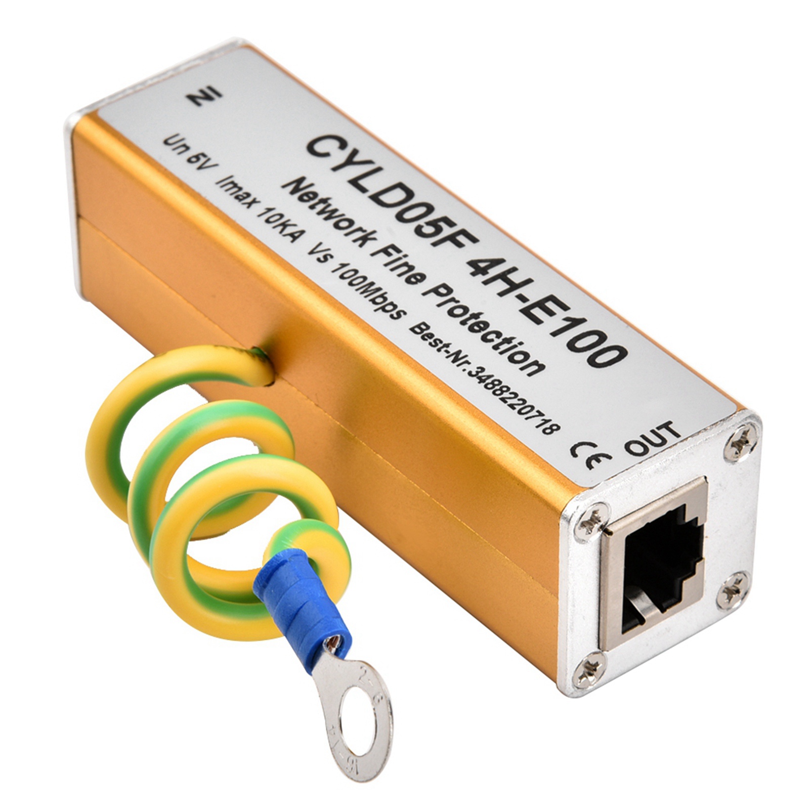 Adaptateur Ethernet Rj45 Vers Rj11, Protecteur Contre Les Surtensions, La Foudre Et Les Décharges Électriques 5v.