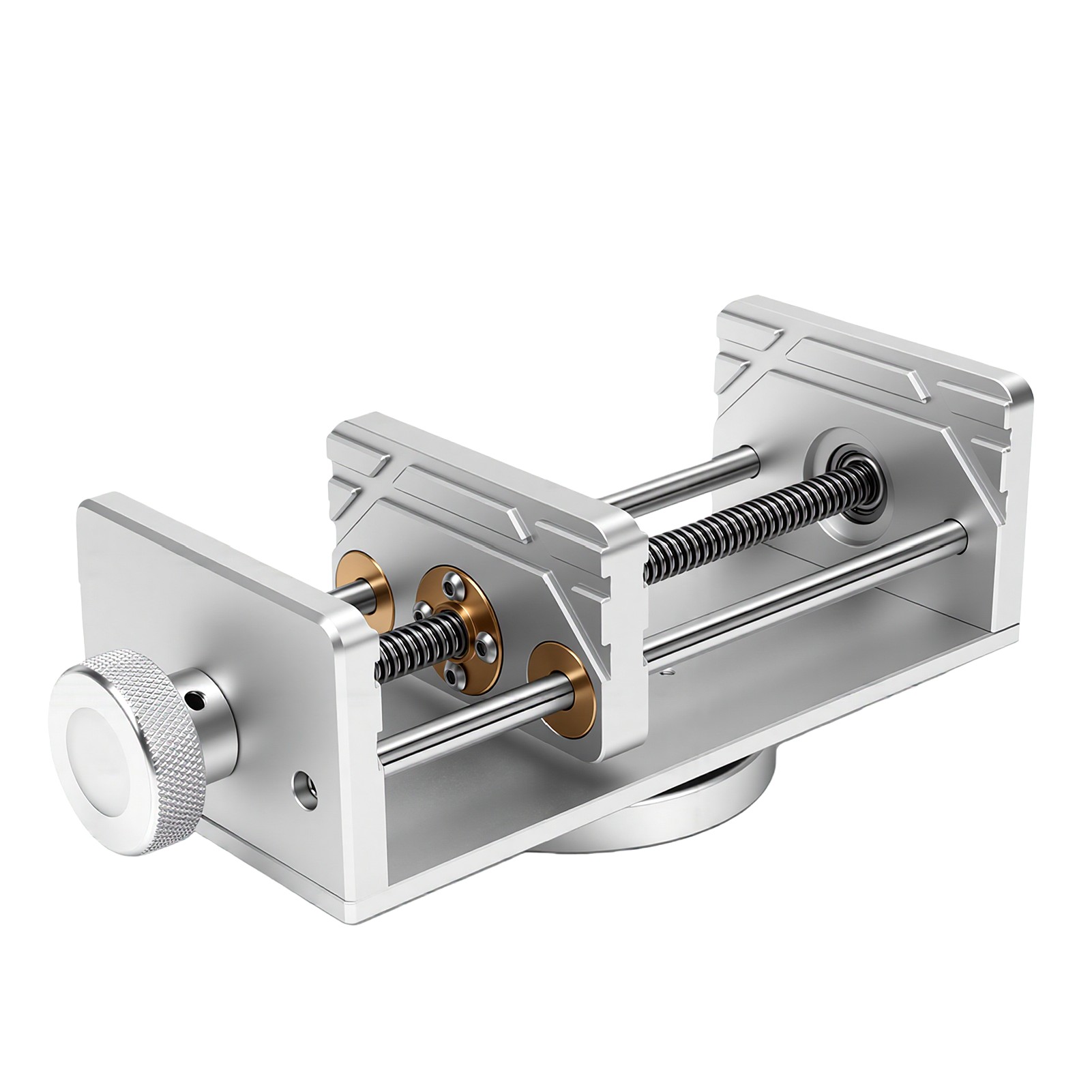 Mini Étau D'Établi Avec Base Rotative À 360 Degrés, Pince En Aluminium Pour Établi, Soudure De Circuits Imprimés Et Réparation Électronique, Plage De Serrage De 1 À 130 Mm.