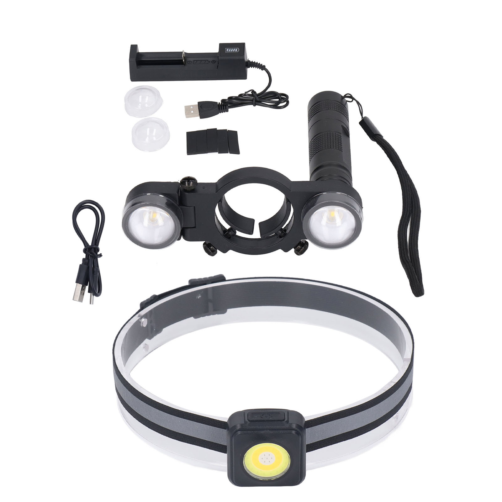 Kit D'Éclairage Pour Pistolet À Peinture Avec Buse De Pulvérisation Led Réglable Et Projecteurs Pour La Peinture Automobile.