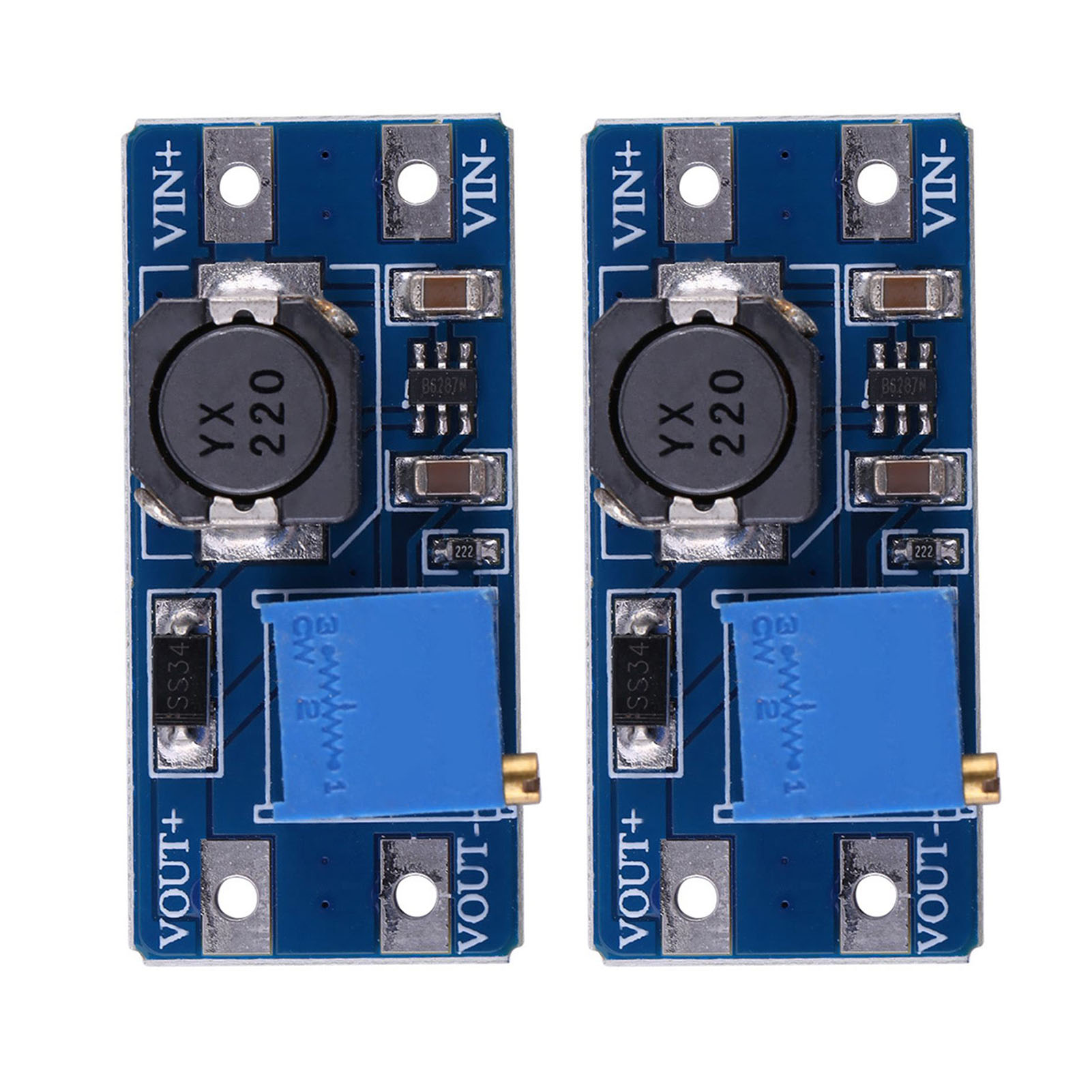 2 Modules Élévateurs De Tension Cc Réglables Pour Alimentation 2a