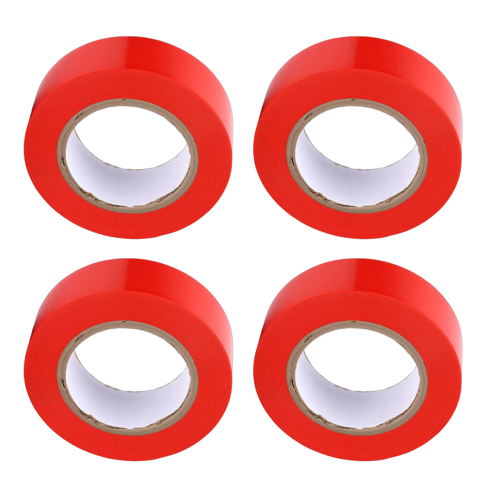 10 Rouleaux De Ruban Isolant Électrique Rouge 600v, Imperméable, Ignifugé, En Pvc À Forte Adhérence, Pour Une Utilisation Intérieure Et Extérieure.