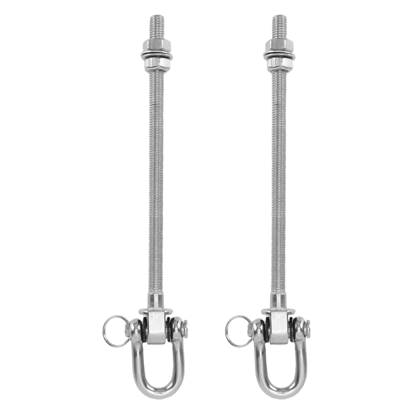 2 Crochets En D Robustes En Acier Inoxydable 304 Avec Roulements, 1800 Mm, Pour Hamacs De Yoga.