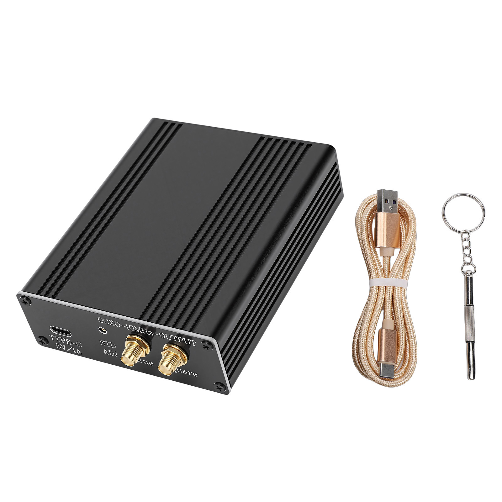 Module Oscillateur À Cristal Thermostatique Ocxo 10 Mhz À Fréquence Standard Avec Boîtier Et Câble De Type C