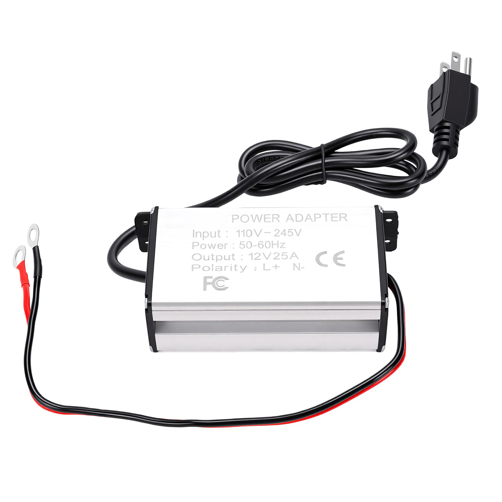 Adaptateur Convertisseur De Puissance 110-245 V Ca Vers 12 V Cc Pour Équipements De Surveillance Électromagnétique Industriels Et Éclairages Led