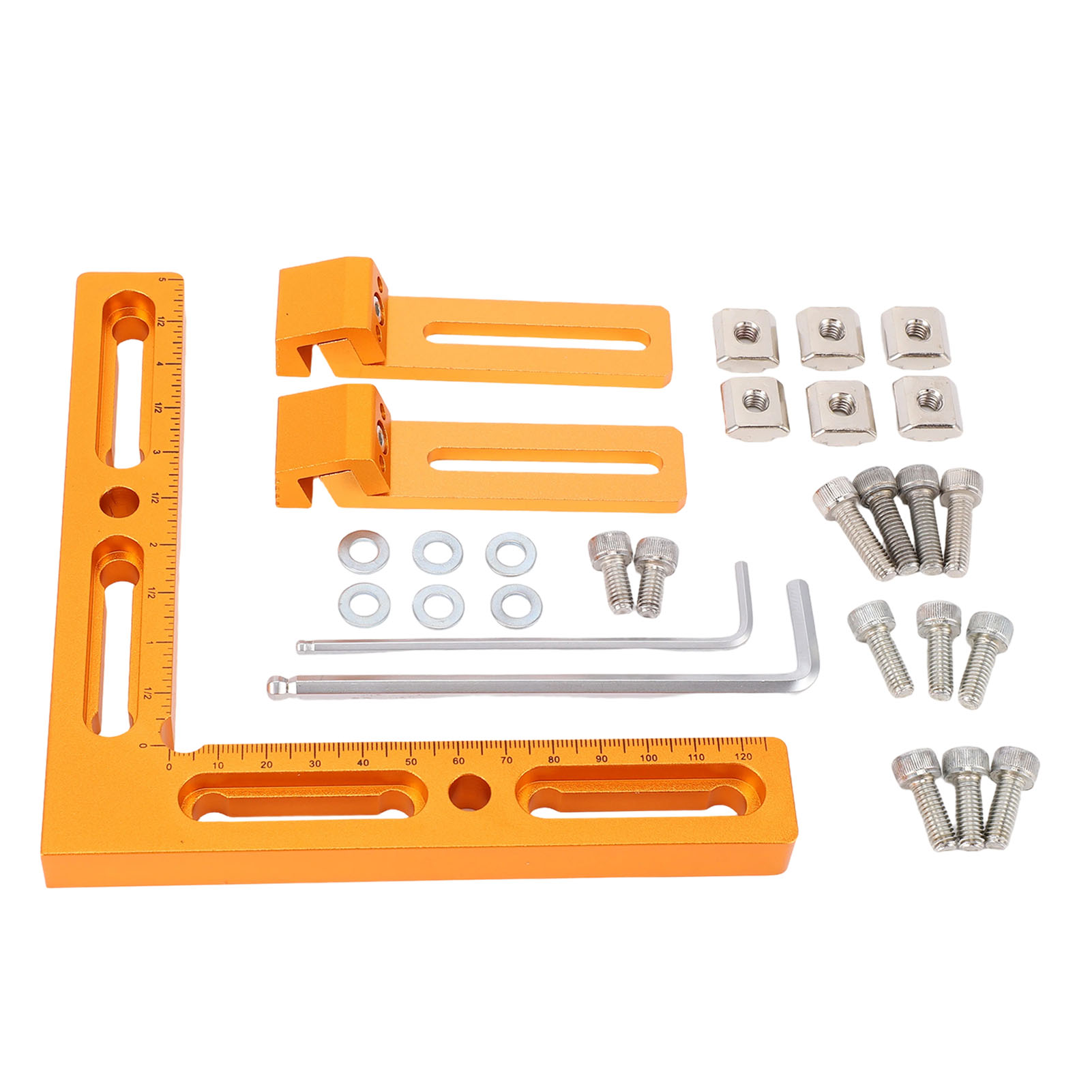 Kit De Fixation Pour Le Positionnement De Pièces Cnc, Tables Perforées Avec Rainure En T, Pinces De Travail Du Bois Avec Positionnement Latéral Répétable Pour L'Usinage Et La Gravure.