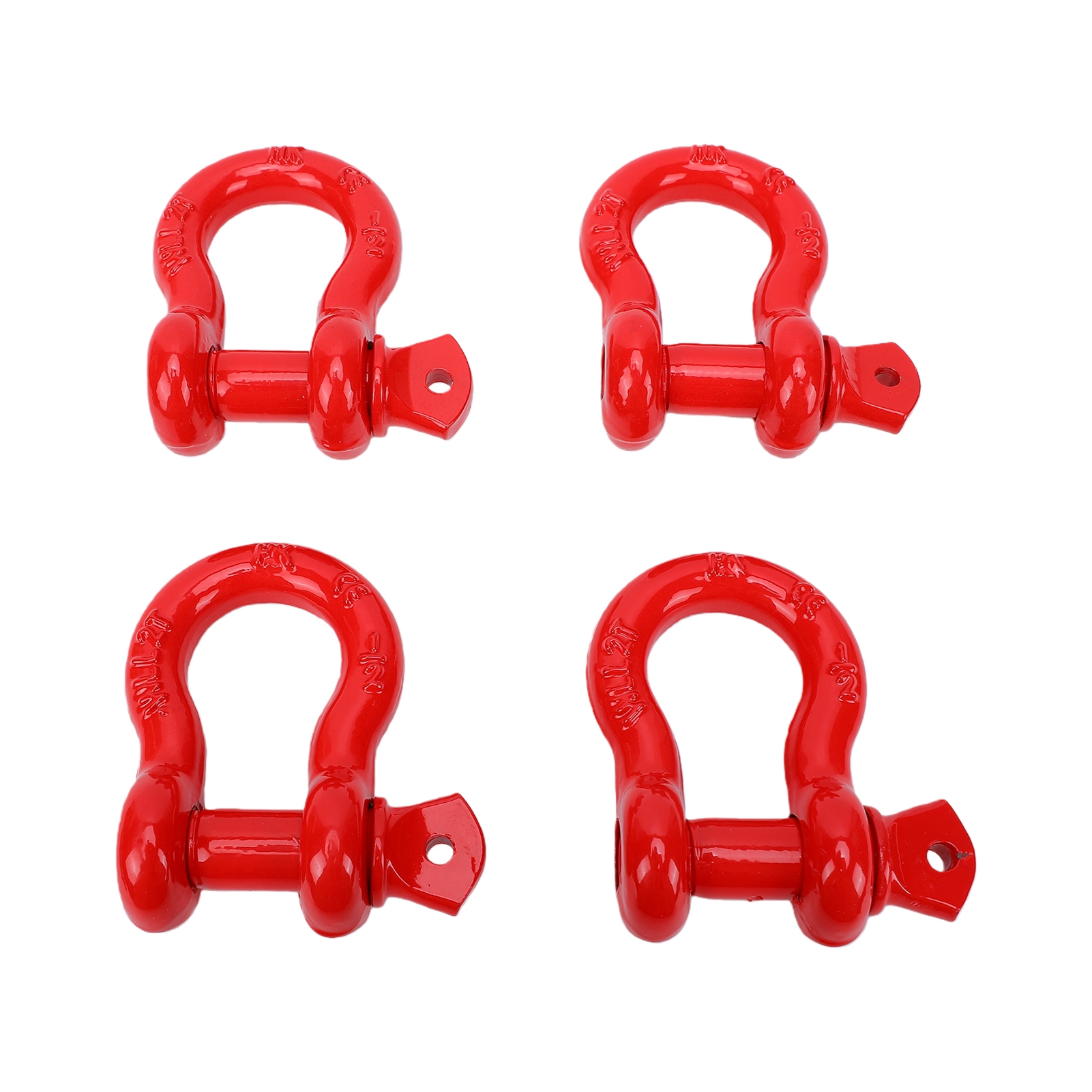 Manilles Robustes En Forme De D De 2 Tonnes, Boucle De Connexion De Levage En U De Qualité Marine Pour Remorques Et Bateaux.