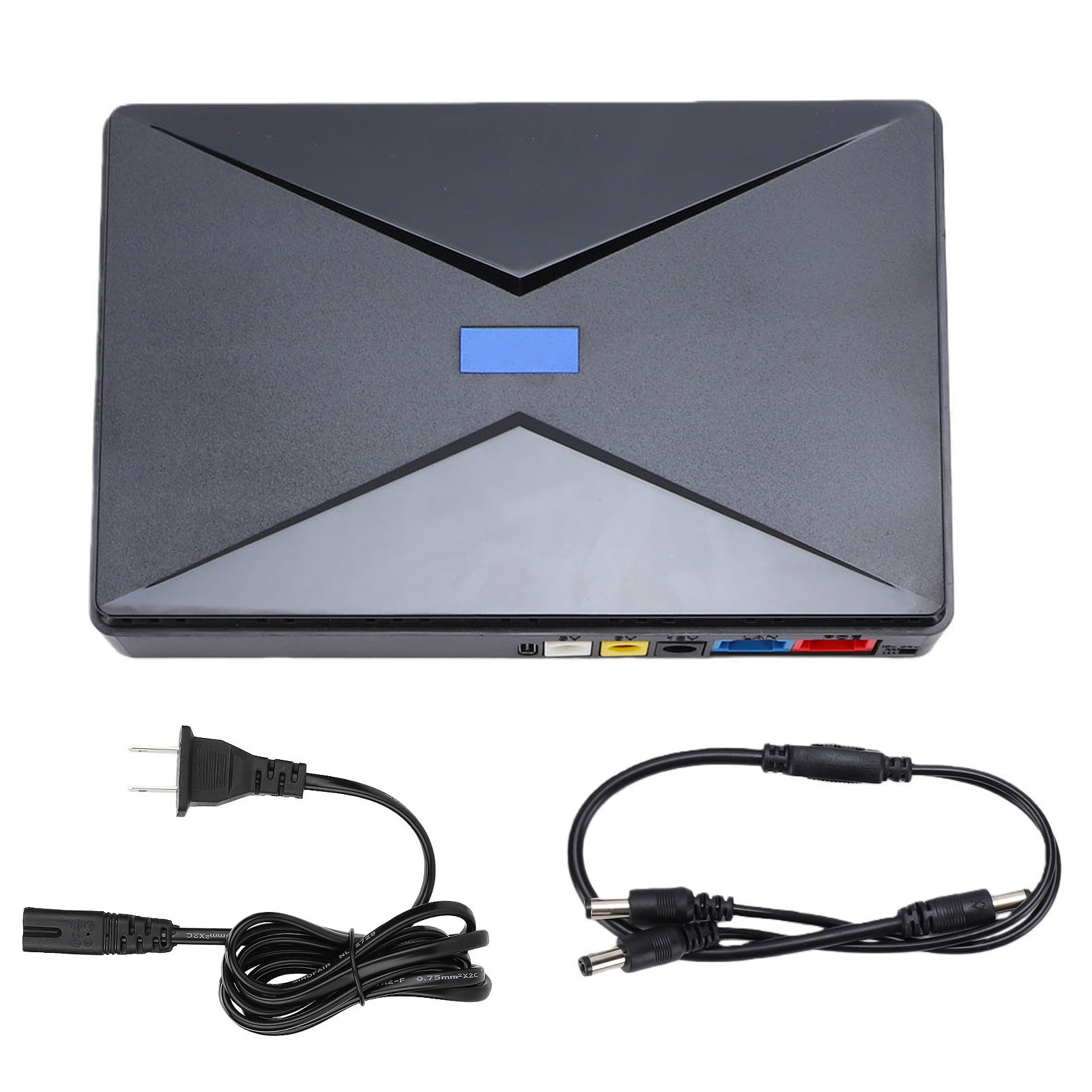 Mini Onduleur Avec Batterie De Secours Cc De 8800 Mah Et Sortie Usb, Alimentation Sans Interruption Haute Capacité Pour Routeur Et Caméra De Sécurité, Couleur Noire Et Prise Américaine.