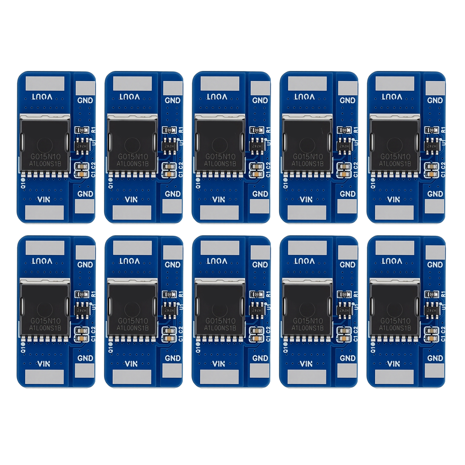10 Modules De Diodes Idéaux De 5-30 V Et 10 A Avec Protection Contre L'Inversion De Polarité Et Redresseur Basse Consommation Pour Systèmes De Batteries Solaires.