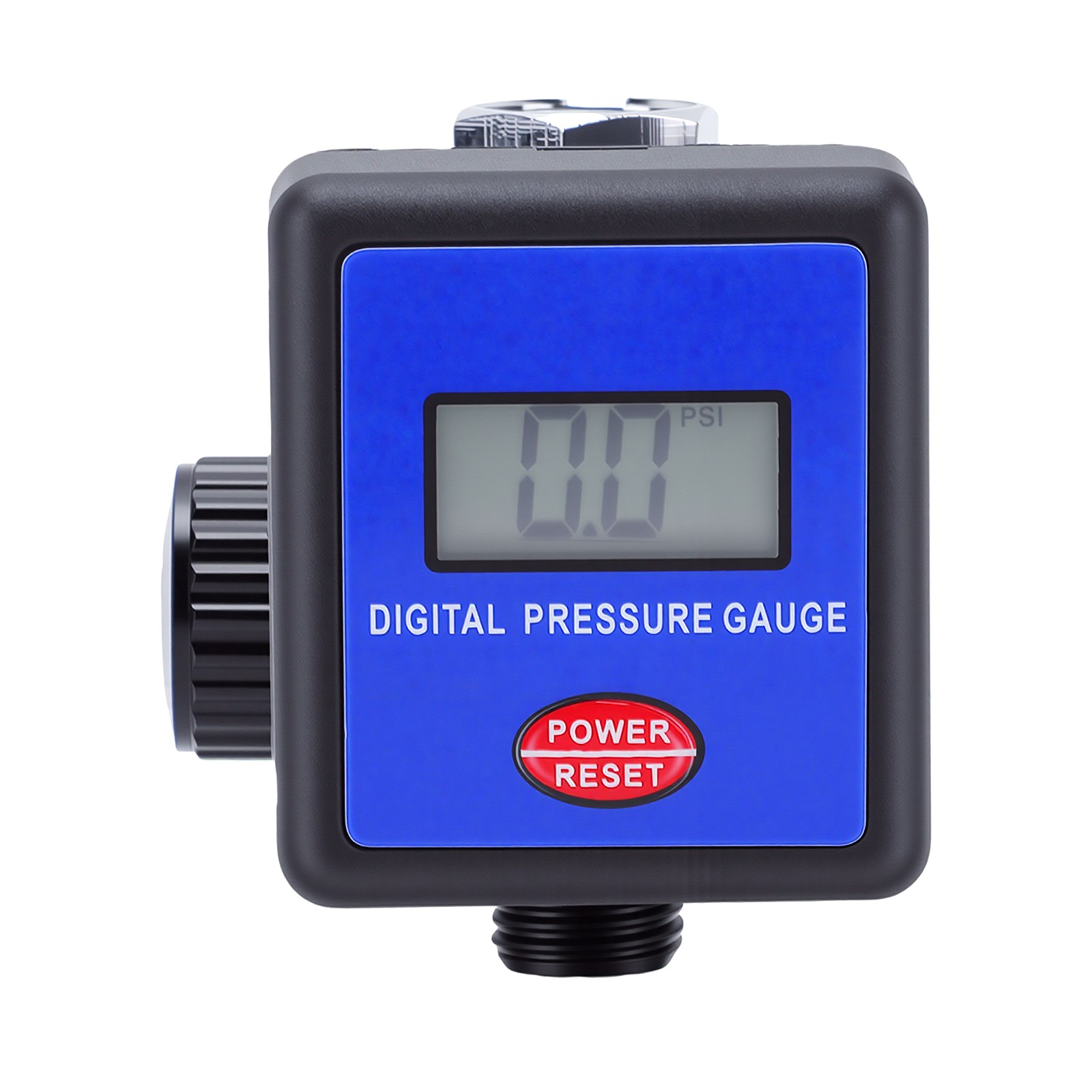 Régulateur De Pression D'Air Numérique Avec Filetage Npt 1/4 Pouce, Plage De 0 À 200 Psi, Avec Manomètre Pour Pistolet De Pulvérisation Pneumatique.