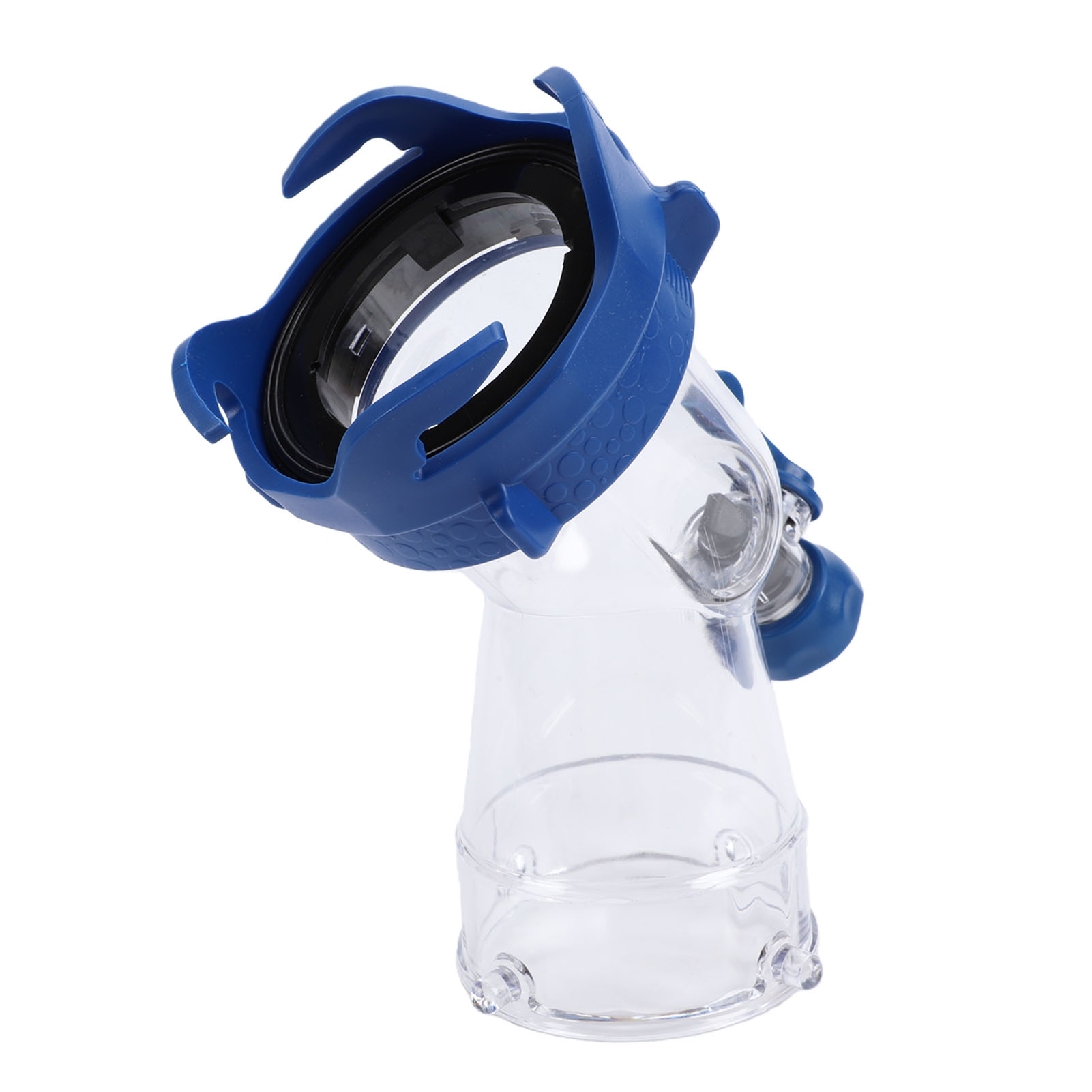 Rinceur De Réservoir De Vr Avec Coude Transparent À 45 Degrés, Vanne D'Arrêt, Joint D'Étanchéité Et Adaptateur De Rinçage Inversé Pour Tuyau De Vidange Standard De 3 Pouces.