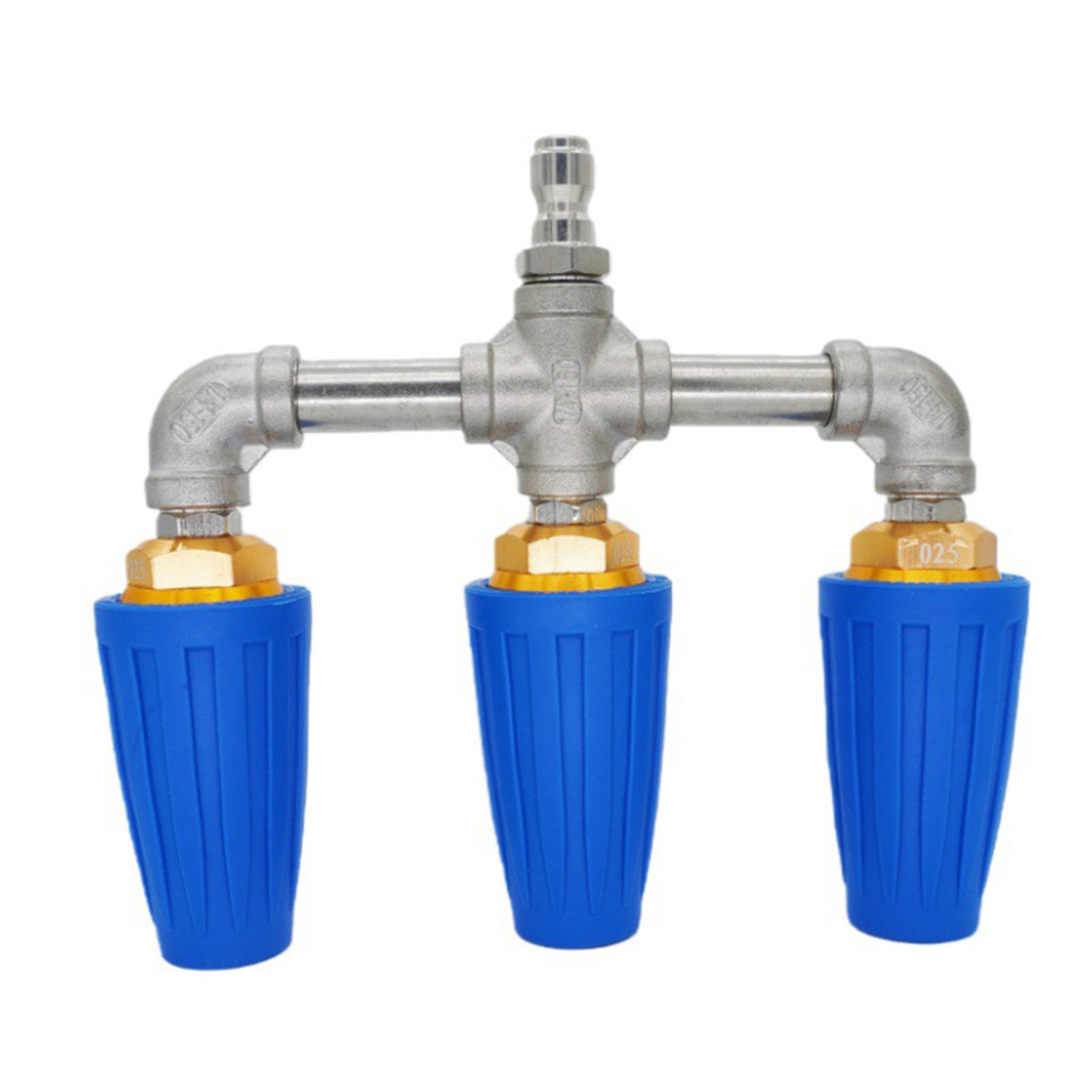 Nettoyeur Haute Pression Avec Buse Triple Turbo De 4000 Psi Et Rotation À 360 Degrés, Avec Raccord Rapide De 1/4 Pouce Pour Le Nettoyage Des Sols De Voiture.
