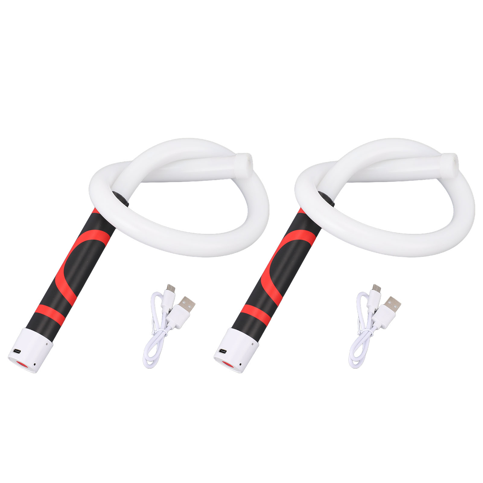 2 Barres Lumineuses Led Flexibles De 75 Cm (29,5 Pouces), 800 Lumens, 3 Modes De Luminosité, Rechargeables Et Flexibles Pour L'Entretien Et La Réparation Mécanique Automobile.