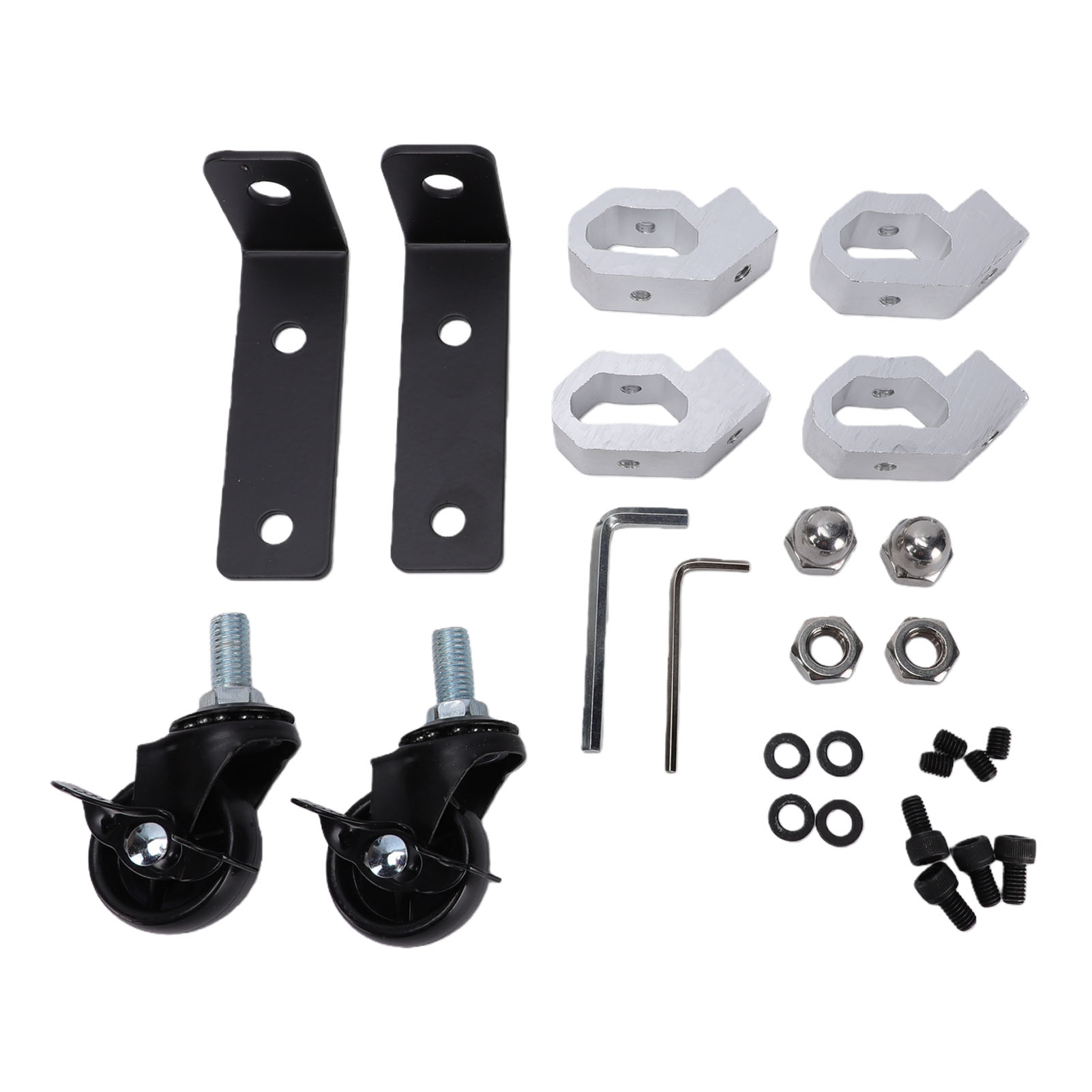 Roues Avant Doubles Compatibles Avec La Boîte À Outils Et Accessoires Packout. Capacité De Charge : 90 Kg (200 Lb). Roulette Pivotante À 360°.