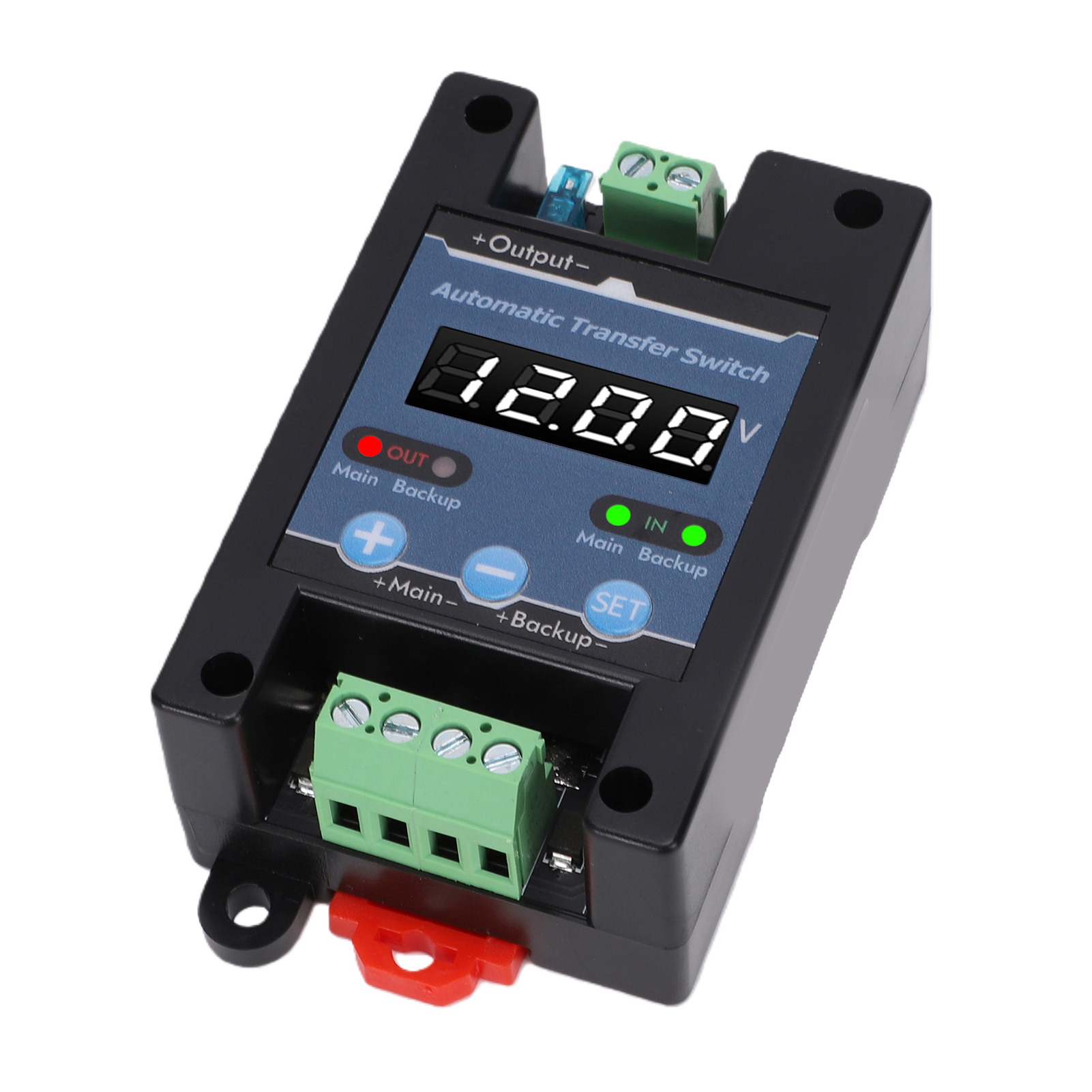 Commutateur De Transfert Automatique Cc 10 A, Sélecteur D'Alimentation Double De Secours Pour Routeur De Batterie Solaire Et Vidéosurveillance, Commutation Rapide De 300 Μs, Protections Contre L'Inver