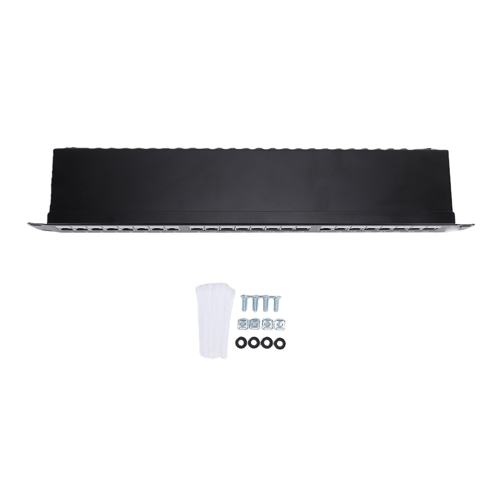 Panneau De Brassage Cat 7 À 24 Ports, 19 Pouces, 10 Gbps Pour Câble Réseau Cat6a Et Cat6.