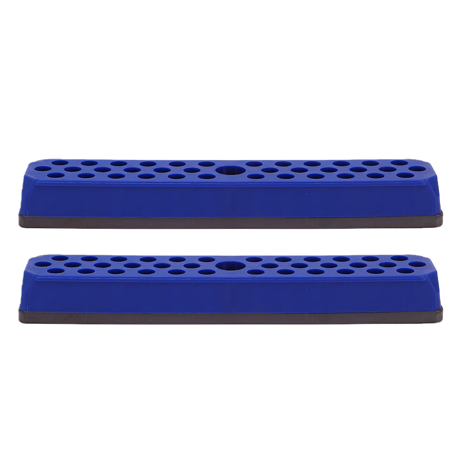 2 X 43 Porte-embouts Hexagonaux 1/4 Pouce, Organisateur De Perceuse À Base Magnétique Pour Boîte À Outils Et Chariot À Outils, Bleu.