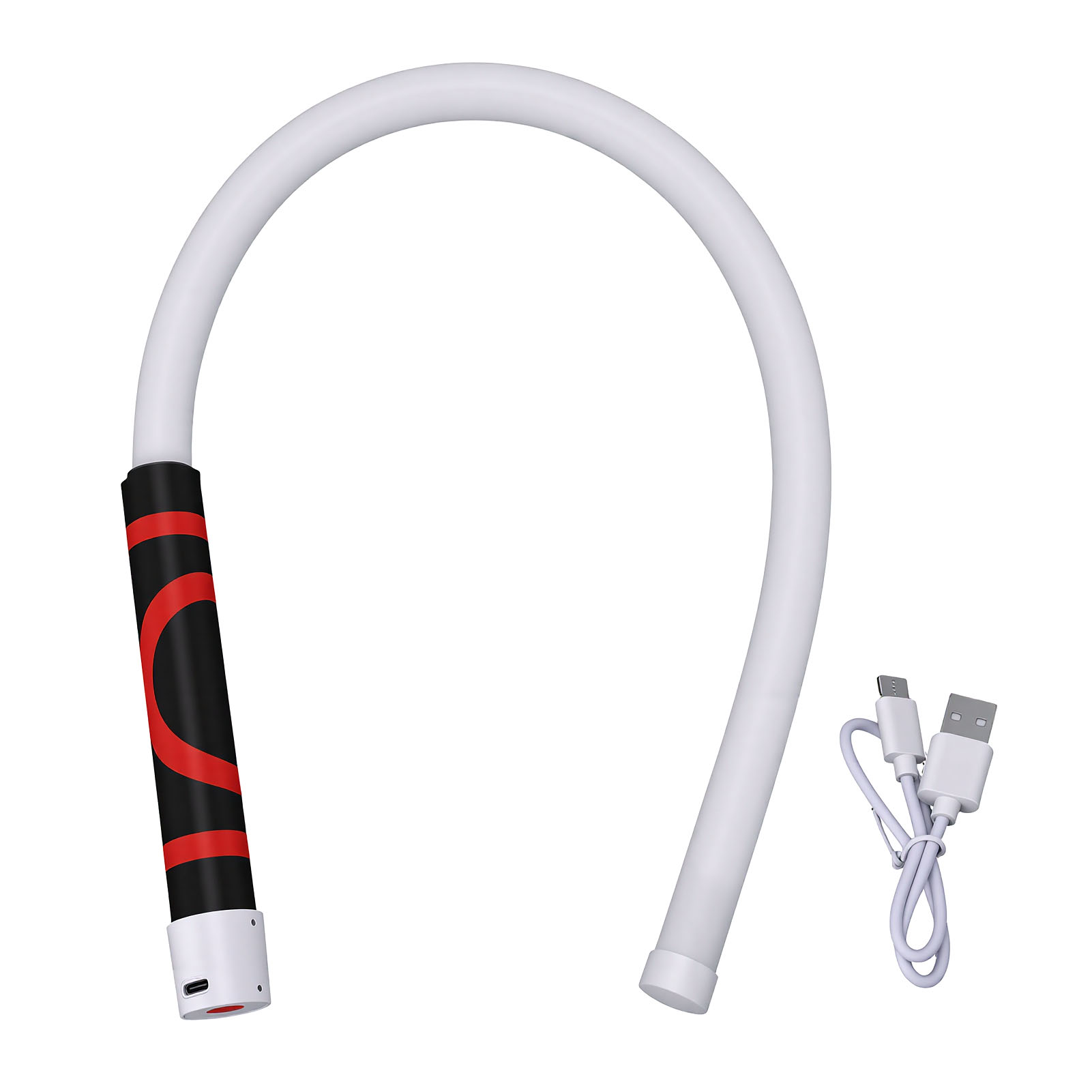 Lampe Torche Led Flexible De 800 Lumens Et D'Une Longueur De 75 Cm (29,5 Pouces), Rechargeable, Pour La Réparation Et L'Inspection Automobile, Et Le Travail Dans Des Espaces Confinés. 3 Modes De Lumin
