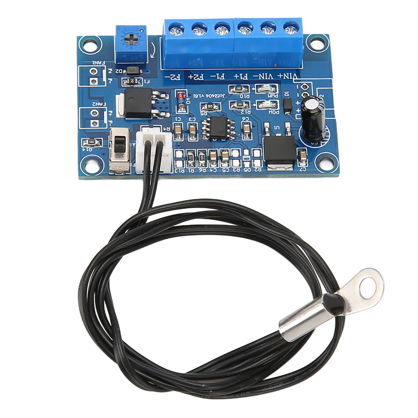 Contrôleur De Vitesse De Ventilateur Pwm Filaire De 19,7 Pouces, Mode Réglable Ou Fixe, Pour Pc 12v/24v, 2, 3 Ou 4 Fils.